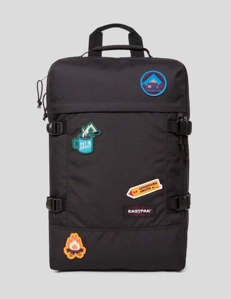 Mochila EASTPAK travelpack camp patch black